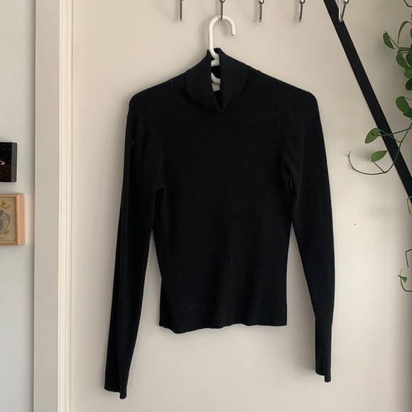 Ribbed Knit Turtleneck - Picture 1 of 2